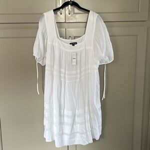 NWT White J Crew Babydoll Dress